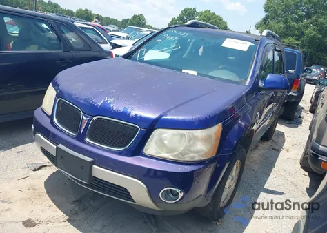 2007 Pontiac Torrent из США, поврежденный, VIN 2CKDL63F576039477